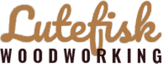 Lutefisk Woodworking logo in color