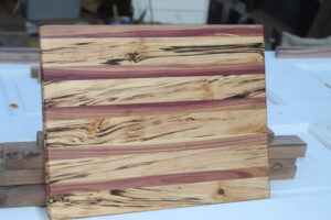 Custom clip board from Lutefisk Woodworking in Port Edwards, WI